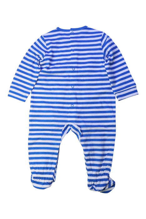 A Blue Onesies from Original Marines in size 3-6M for boy. (Back View)
