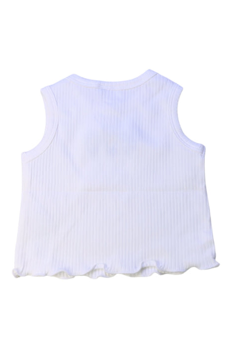 A White Sleeveless Tops from Original Marines in size 3-6M for girl. (Back View)