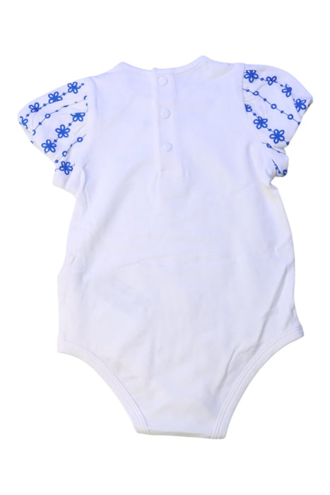 A White Short Sleeve Bodysuits from Original Marines in size 3-6M for girl. (Back View)