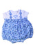 A Blue Short Sleeve Rompers from Original Marines in size 3-6M for girl. (Front View)