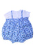 A Blue Short Sleeve Rompers from Original Marines in size 3-6M for girl. (Back View)