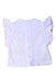 A White Short Sleeve Tops from Original Marines in size 3-6M for girl. (Back View)