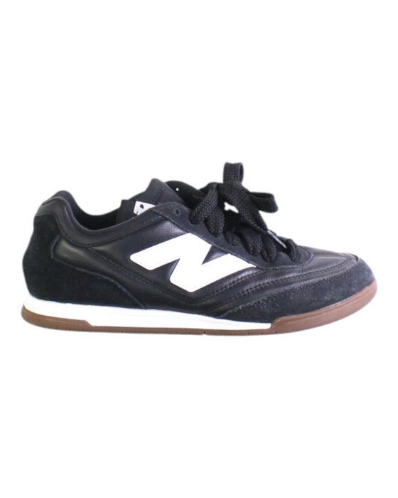 A Black Sneakers from New Balance in size 12Y for neutral. (Front View)