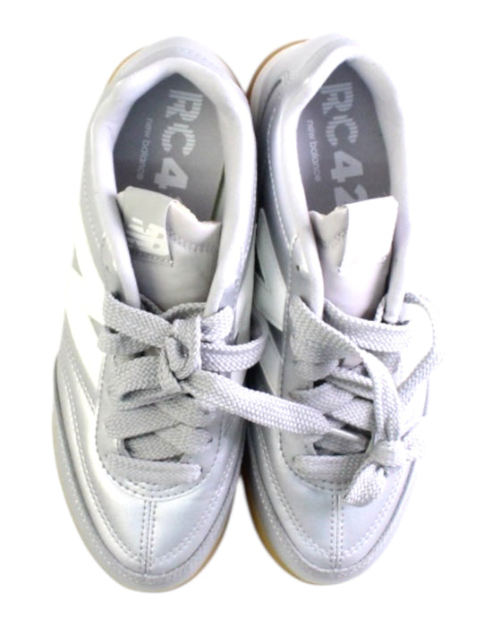 A White Sneakers from New Balance in size 12Y for neutral. (Back View)