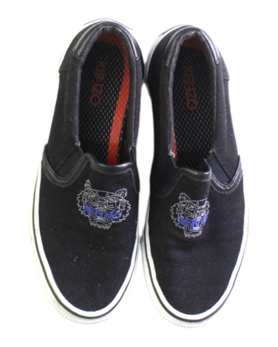 A Black Slip Ons from Kenzo in size 10Y for boy. (Back View)