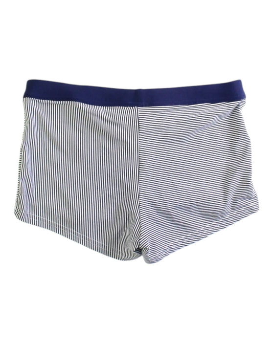 A Blue Swim Shorts from Petit Bateau in size 12Y for boy. (Back View)