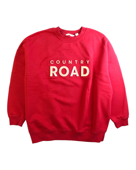 A Red Crewneck Sweatshirts from Country Road in size 12Y for boy. (Front View)