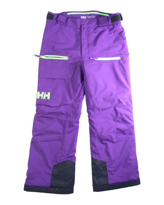 A Purple Ski Pants & Salopettes from Helly Hansen in size 10Y for neutral. (Front View)