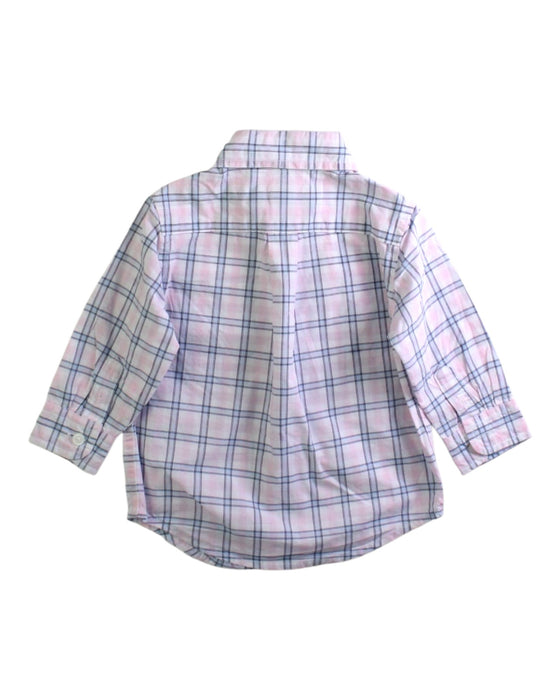 A White Long Sleeve Shirts from Janie & Jack in size 3-6M for boy. (Back View)