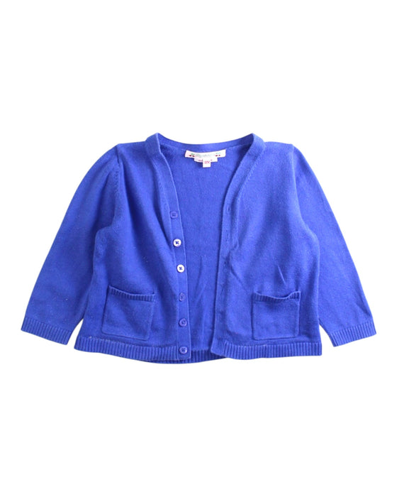 A Blue Cardigans from Bonpoint in size 12-18M for girl. (Front View)