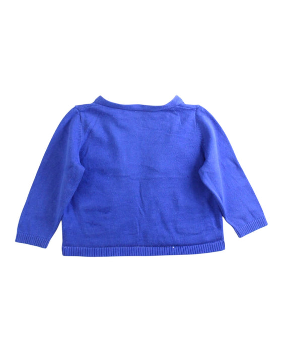 A Blue Cardigans from Bonpoint in size 12-18M for girl. (Back View)