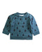 A Blue Buttoned Sweatshirts from Hanna Andersson in size 18-24M for boy. (Front View)