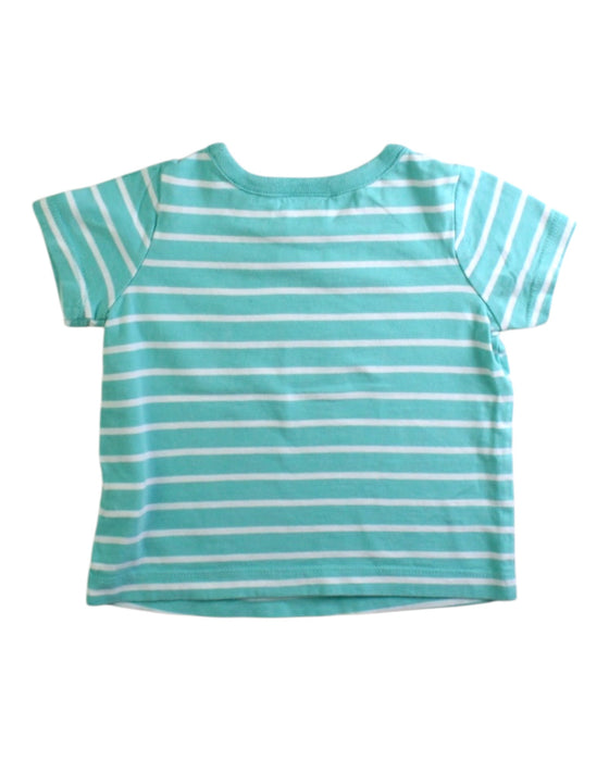 A Teal Short Sleeve T Shirts from Hanna Andersson in size 12-18M for boy. (Back View)
