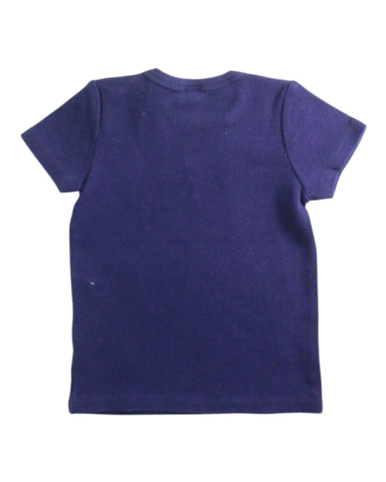 A Navy Short Sleeve T Shirts from Seed in size 12-18M for boy. (Back View)