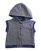 A Grey Outerwear Vests from Mori in size 6-12M for boy. (Front View)