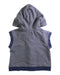 A Grey Outerwear Vests from Mori in size 6-12M for boy. (Back View)