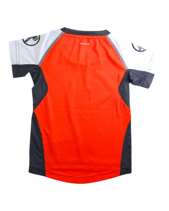 A Black Short Sleeve Tops from Adidas in size 3T for boy. (Back View)