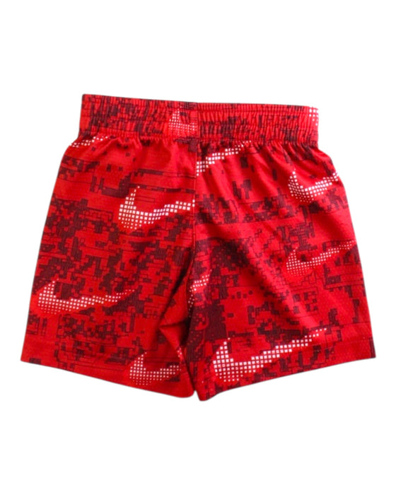 A Red Shorts from Nike in size 2T for boy. (Back View)