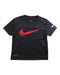 A Black Short Sleeve T Shirts from Nike in size 12-18M for boy. (Front View)
