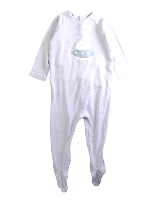 A White Onesies from Bonpoint in size 3-6M for boy. (Front View)