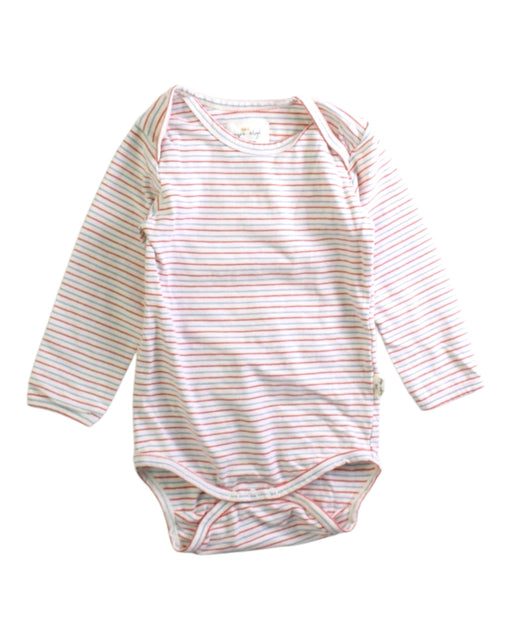 A Pink Long Sleeve Bodysuits from Konges Sløjd in size 6-12M for neutral. (Front View)