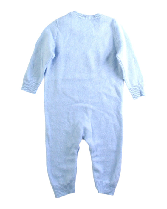 A Blue Long Sleeve Rompers from Bloomie's Baby in size 6-12M for boy. (Back View)