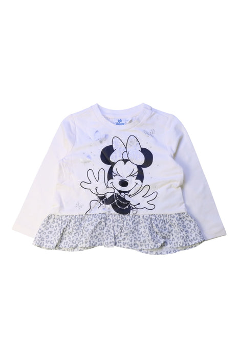 A White Long Sleeve Tops from Original Marines in size 6-12M for girl. (Front View)