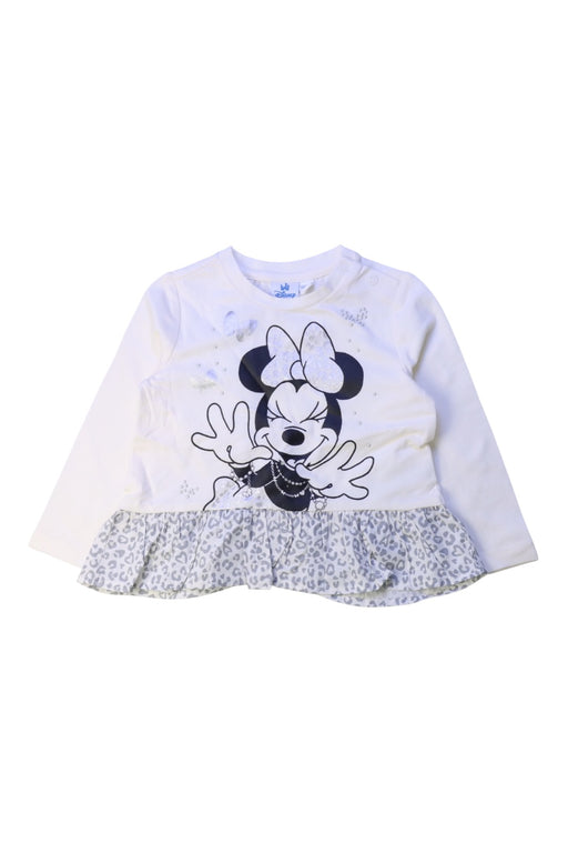 A White Long Sleeve Tops from Original Marines in size 6-12M for girl. (Front View)