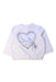 A White Crewneck Sweatshirts from Original Marines in size 6-12M for girl. (Front View)