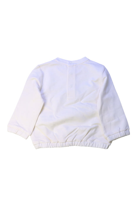 A White Crewneck Sweatshirts from Original Marines in size 6-12M for girl. (Back View)