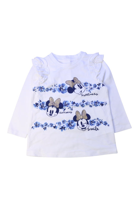 A White Long Sleeve Tops from Original Marines in size 6-12M for girl. (Front View)