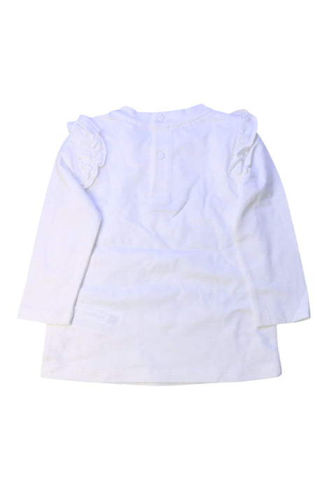 A White Long Sleeve Tops from Original Marines in size 6-12M for girl. (Back View)