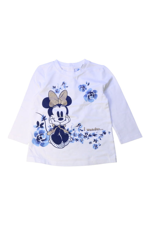A White Long Sleeve Tops from Original Marines in size 6-12M for girl. (Front View)