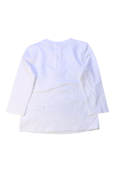 A White Long Sleeve Tops from Original Marines in size 6-12M for girl. (Back View)