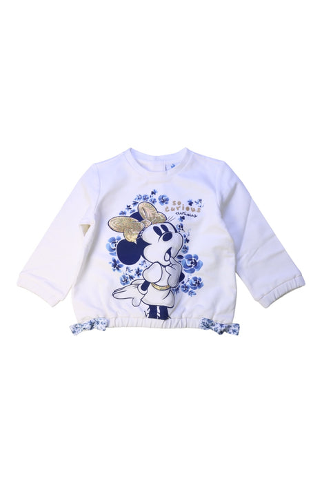 A White Long Sleeve Tops from Original Marines in size 6-12M for girl. (Front View)