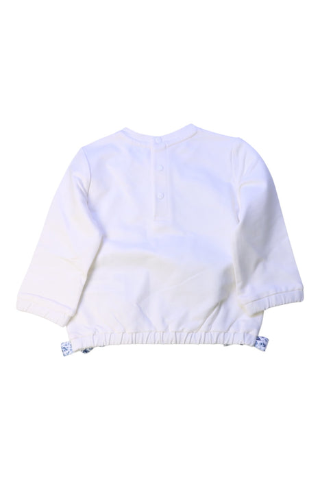 A White Long Sleeve Tops from Original Marines in size 6-12M for girl. (Back View)