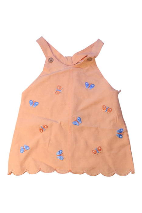 A Peach Sleeveless Tops from Original Marines in size 6-12M for girl. (Front View)