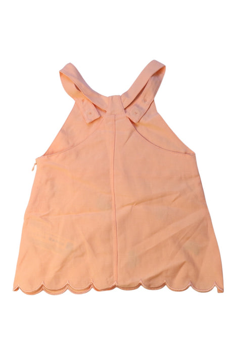 A Peach Sleeveless Tops from Original Marines in size 6-12M for girl. (Back View)