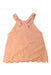 A Peach Sleeveless Tops from Original Marines in size 6-12M for girl. (Back View)