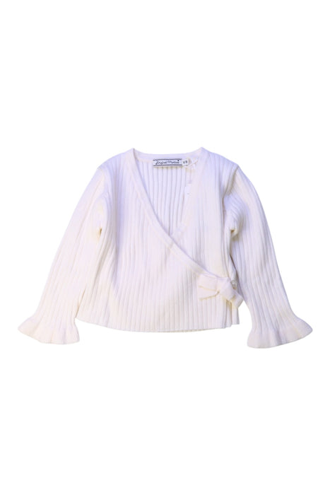 A White Cardigans from Original Marines in size 6-12M for girl. (Front View)