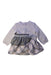 A Grey Dress Sets from Original Marines in size 6-12M for girl. (Front View)