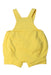 A Yellow Overall Shorts from Original Marines in size 3-6M for boy. (Back View)
