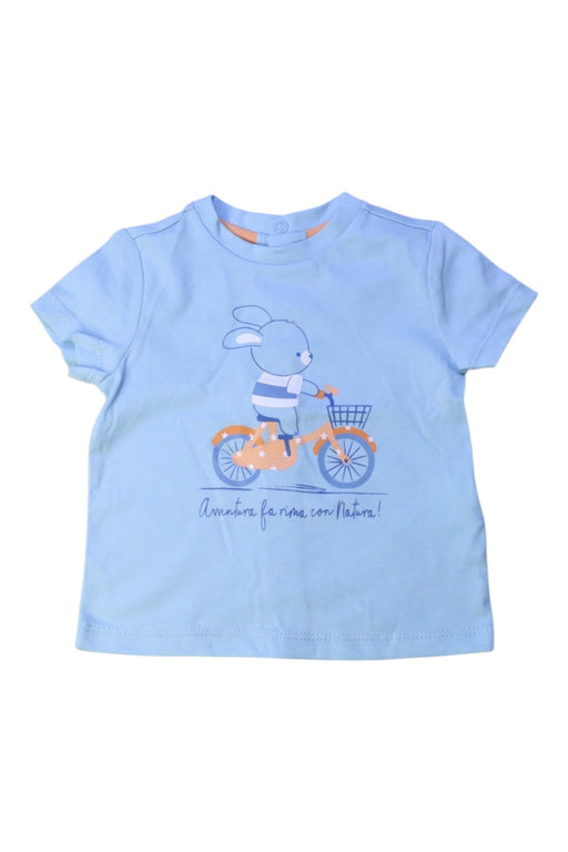 A Blue Short Sleeve T Shirts from Original Marines in size 3-6M for boy. (Front View)