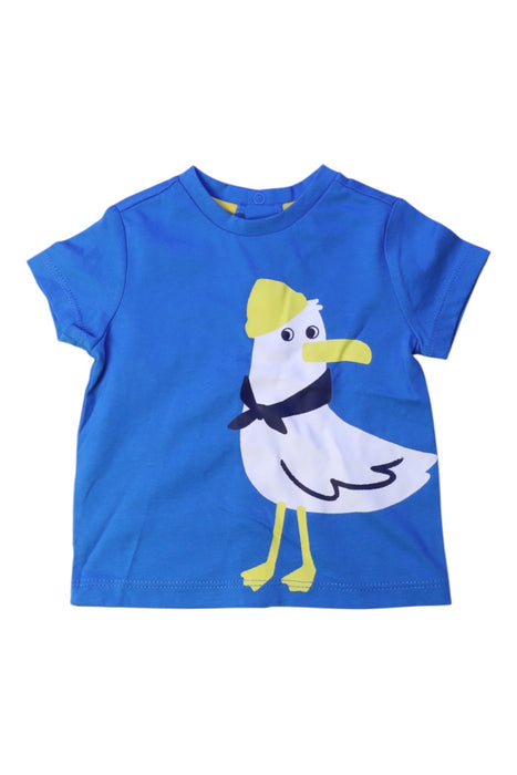 A Blue Short Sleeve T Shirts from Original Marines in size 3-6M for boy. (Front View)