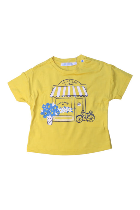 A Yellow Short Sleeve T Shirts from Original Marines in size 6-12M for boy. (Front View)