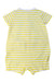 A Yellow Short Sleeve Rompers from Original Marines in size 3-6M for boy. (Back View)