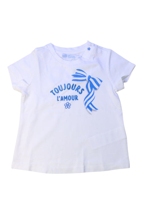 A White Short Sleeve T Shirts from Original Marines in size 6-12M for boy. (Front View)