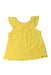 A Yellow Sleeveless Tops from Original Marines in size 6-12M for girl. (Front View)