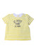 A White Short Sleeve T Shirts from Original Marines in size 3-6M for boy. (Front View)