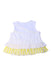 A White Sleeveless Tops from Original Marines in size 6-12M for girl. (Back View)